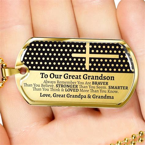Great Grandson Keepsake Gift for Great Grandson From Great - Etsy