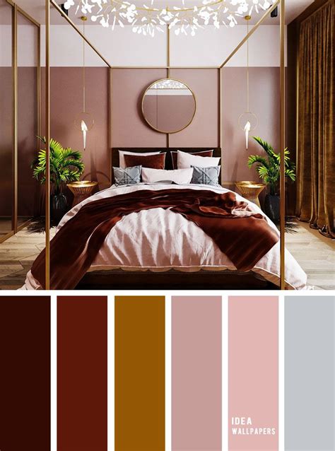 10 Best Color Schemes For Your Bedroom { Burgundy Gold Mustard Blush Mauve } Burgundy Blush