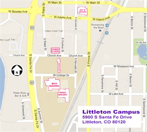 Littleton Campus Map Arapahoe Community College Acalog Acms