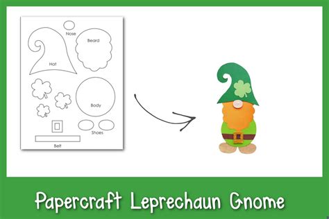Papercraft Leprechaun Gnome Frosting And Glue Easy Desserts And Kid
