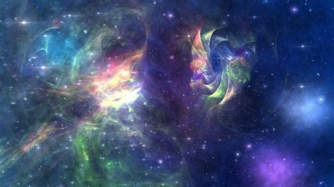 Colorful Fractal Galaxy 60 00 Minutes Space Wallpaper Longest FREE