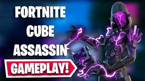 Cube Assassin Gameplay In Fortnite December 2021 Crew Pack Youtube