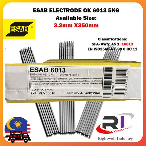 ESAB Welding Electrode 6013 Mild Steel