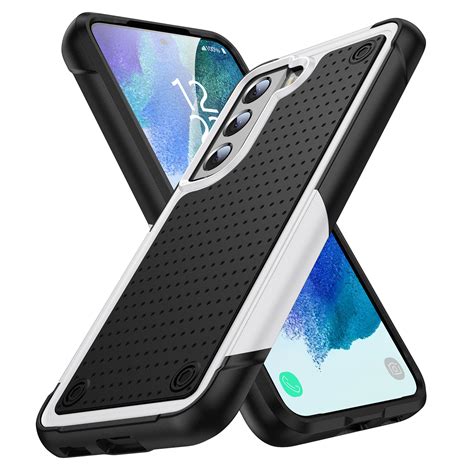 Dteck Case For Samsung Galaxy S21 Fe 5gdual Layer Protective Heavy