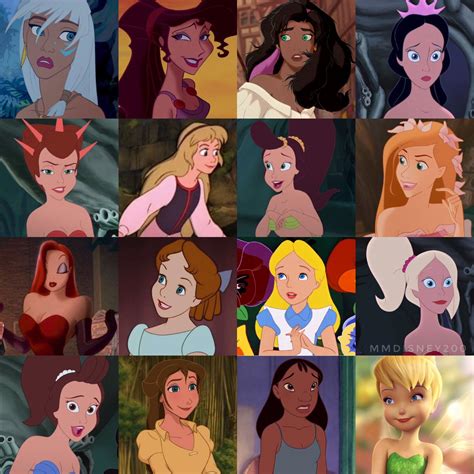 Female Disney Characters With Brown Hair