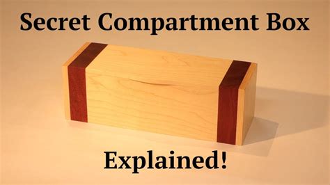 How To Secret Compartment Box I Secret Compartment Box Wood Puzzle