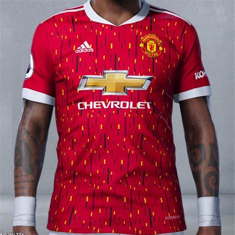 How The Manchester United 20 21 Home Kit Could Look Like Based On