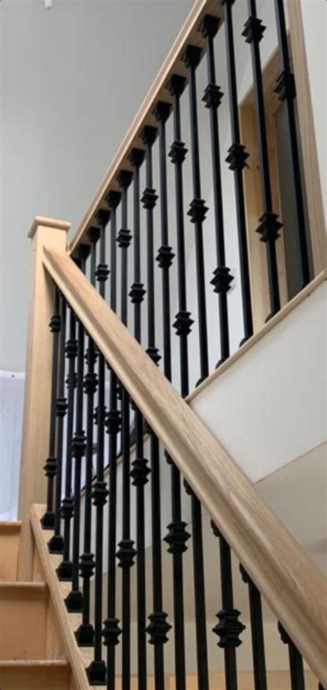 Black Metal Stair Spindles Square Design Uk Stairparts Ltd