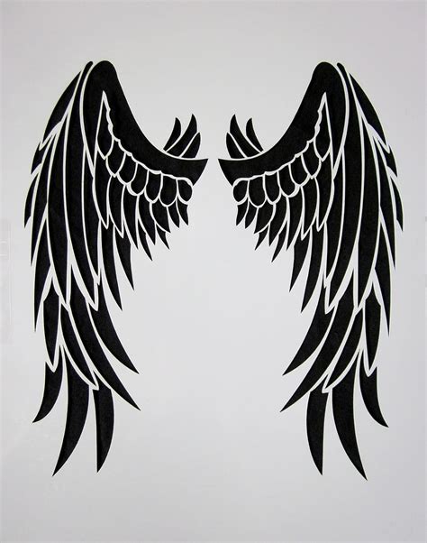 Hd Wallpaper Black Angel Wing Painting Feather Bird Black Wings