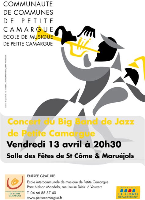 Concert Du Big Band De Jazz De Petite Camargue Communauté De