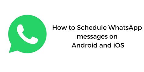How To Schedule Whatsapp Messages On Android And Ios Cashify Blog