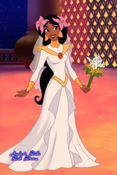 princess jasmine on her wedding day from arabian nights scene maker disney princess jasmine