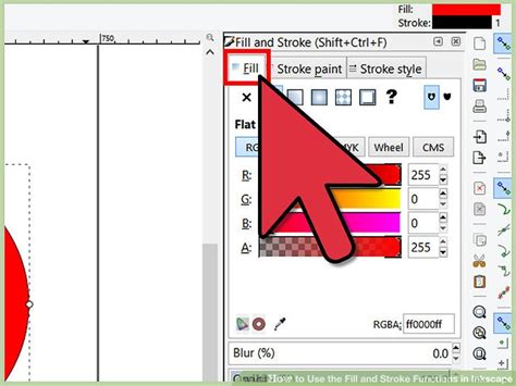 How To Use The Fill And Stroke Functions In Inkscape Steps