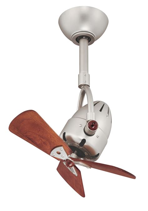 When not in use sensu punkah moves up in to a resting position at the switch of a button. Matthews-Atlas Diane Oscillating Small Space Ceiling Fan