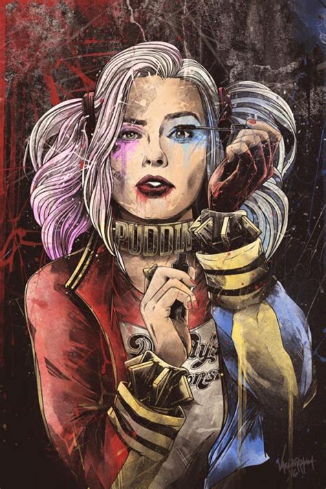 Harley Quinn ‘dolled Up Art Print