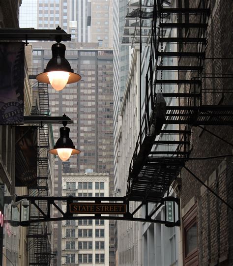 Back Alley In The Chicago Theater District
