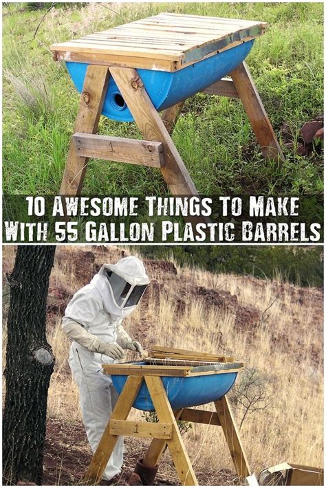 10 Awesome Things To Make With 55 Gallon Plastic Barrels