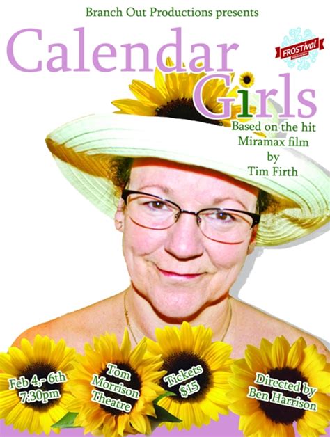 Calendar Girls At Branch Out Productions Performances February 4