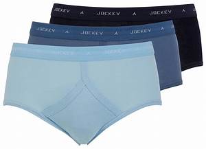 Jockey Classic Y Front Brief 3 Pack Sizes 32 60 Various Colours