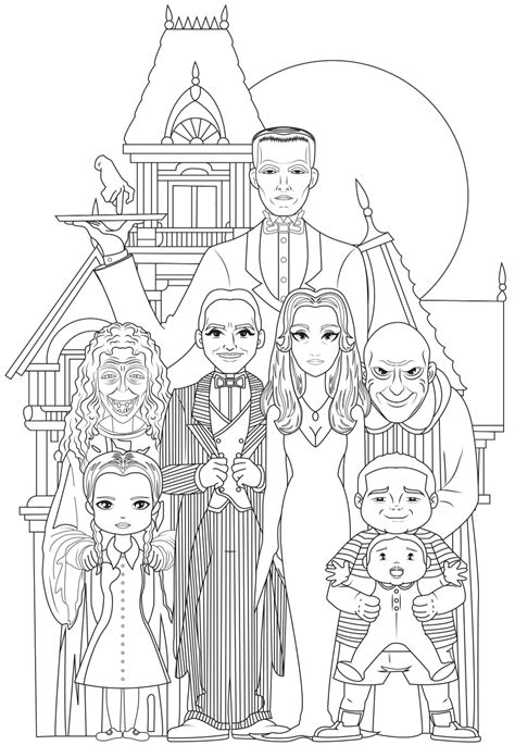 Addams Family Free Printables Free Printable Templates