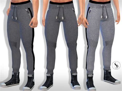 Athletic And Casual Tracksuit Bottoms By Saliwa At Tsr Sims 4 Updates