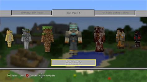 Minecraft Skins Pack 5 Xbox 360 Edition Youtube