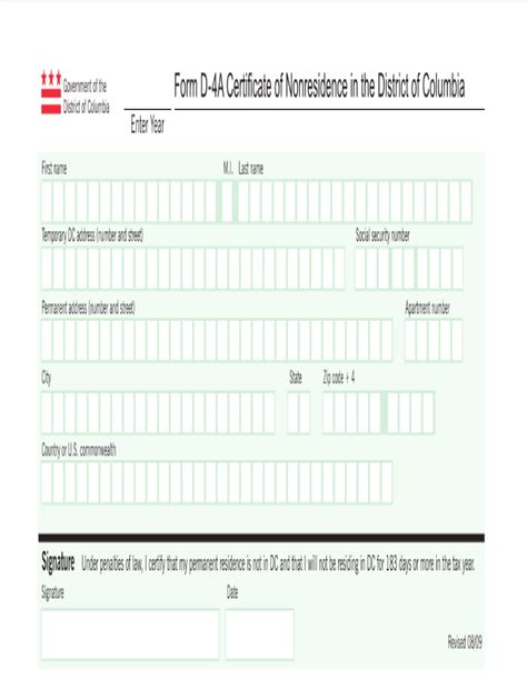 Form D4a Fill Out And Sign Printable Pdf Template Signnow