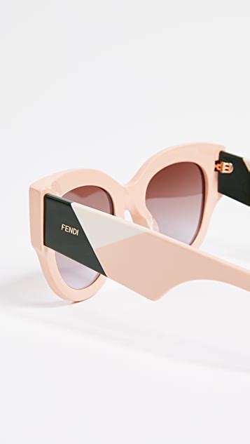 Fendi Cat Eye Colorblock Sunglasses Shopbop