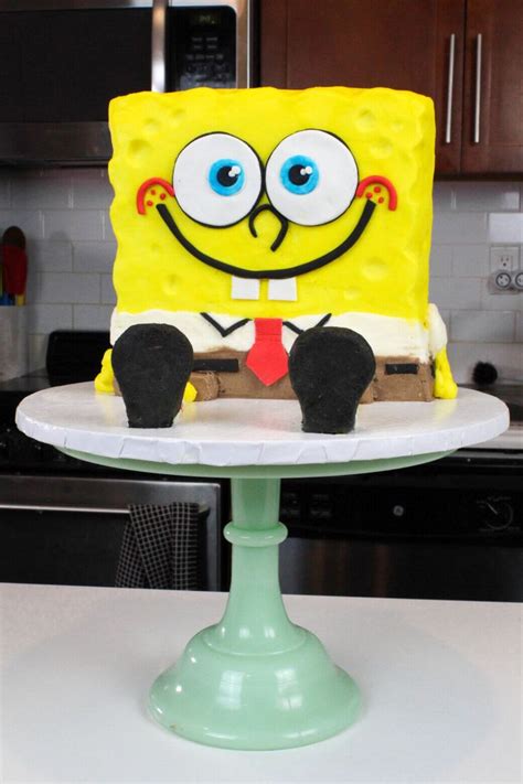 Spongebob Squarepants Cake Recipe And Tutorial Spongebob Cake Spongebob Squarepants Cake
