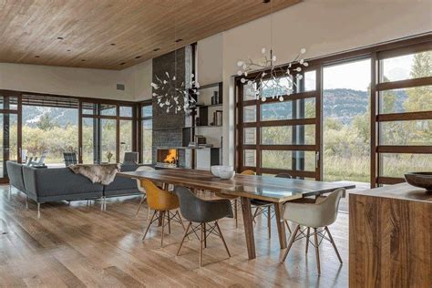 Contemporary Mountain Home In Wyoming Offering Comfort And Seclusion