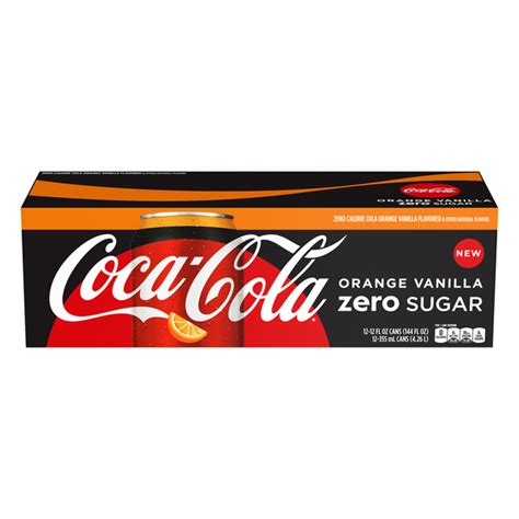 Save On Coca Cola Zero Sugar Orange Vanilla 12 Pk Order Online