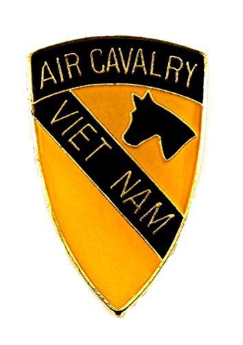 Us Army 1st Air Cavalry Division Vietnam Lapel Hat Pin Military Ppm806