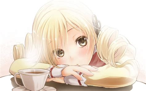 Anime Girls Drinking Coffee Animoe