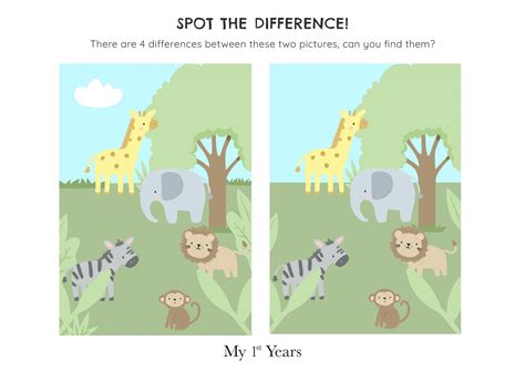 Spot The Difference In These Fun Printables My 1st Years
