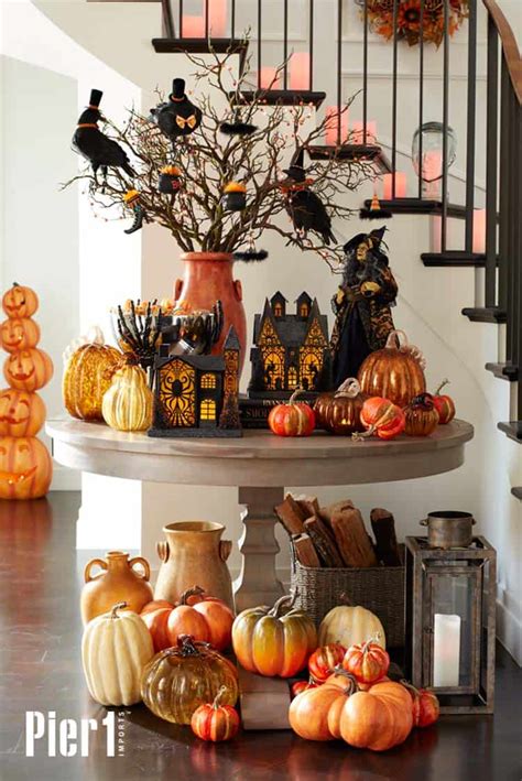 From door decorations to luminarias perfect for your porch, find halloween decor for any style. 25 Ideas To Style Your Console Table With Spooky Halloween ...
