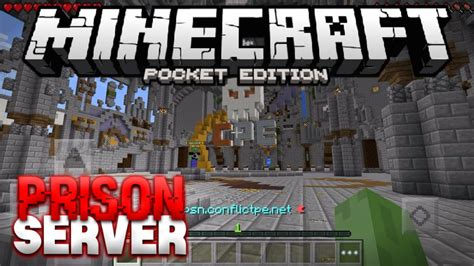 New Prison Server For Minecraft Pe Mcpe 0140 Multiplayer Server