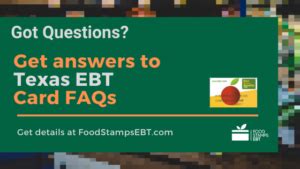Check spelling or type a new query. Texas EBT Card FAQs - Food Stamps EBT
