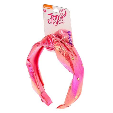 Jojo Siwa Knotted Headband Pink Claires Us