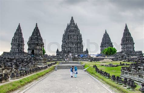 Prambanan Temple Near Yogyakarta On Java Island Indonesia Stock