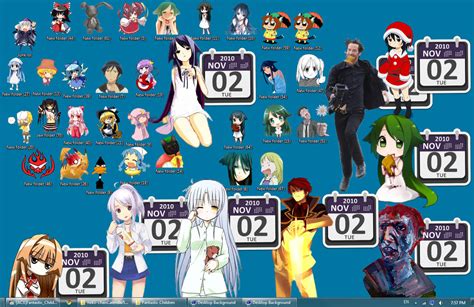 40 Anime Dsktp Iconscalendar By Magicalxorby On Deviantart