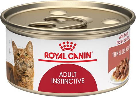It depends on the cat and her taste. Royal Canin Adult Instinctive Thin Slices in Gravy Canned ...