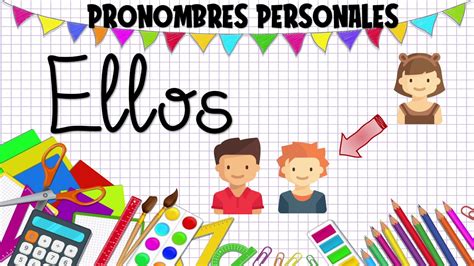 Lengua Castellana Los Pronombres Personales Youtube