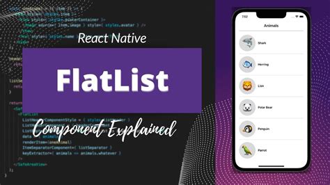 FlatList React Native Component Explained YouTube