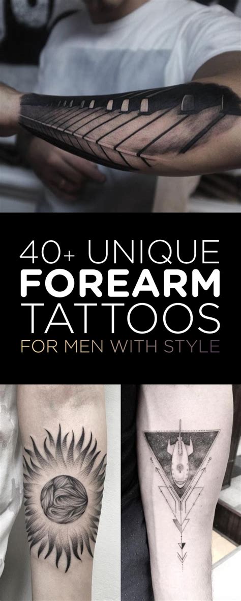 40 Unique Forearm Tattoos For Men With Style Tattooblend