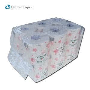 Standard Roll Size Recycled Pulp Toilet Tissues Soft Toilet Paper Zhangzhou Lianan Paper Co