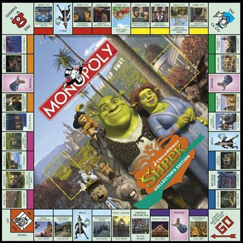 Shrek Monopoly In 2022 Monopoly Game Board Games Paper Crafts Diy
