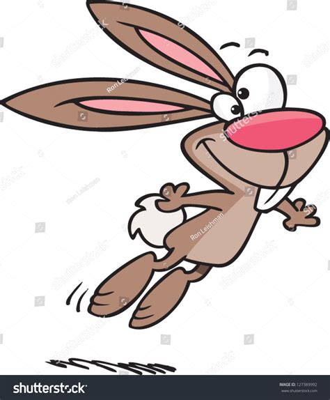 vector illustration of cartoon bunny rabbit hopping stock vector image the best porn website