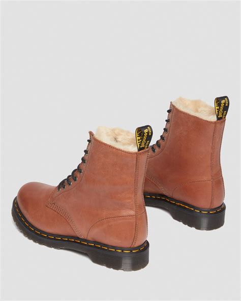 1460 Serena Faux Fur Lined Leather Boots Dr Martens