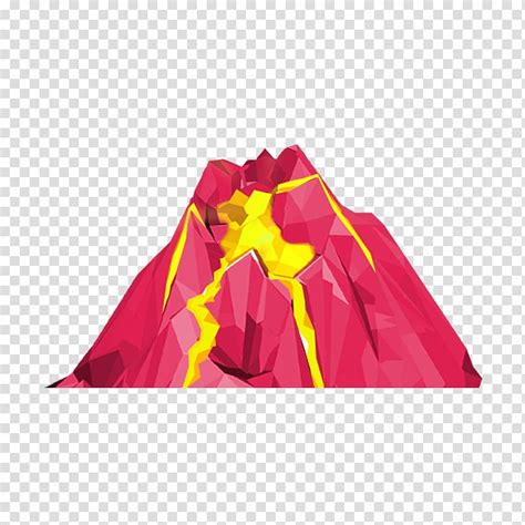 Mayon Volcano Lava Magma Volcano Eruption Transparent Background Png