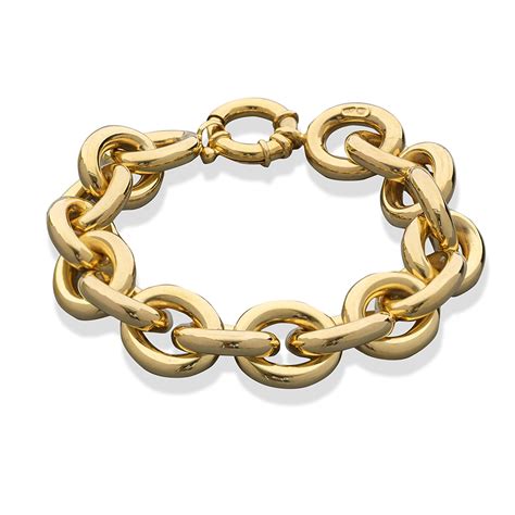 K Gold Link Bracelet Link Bracelets K Gold Bracelet Gold Link